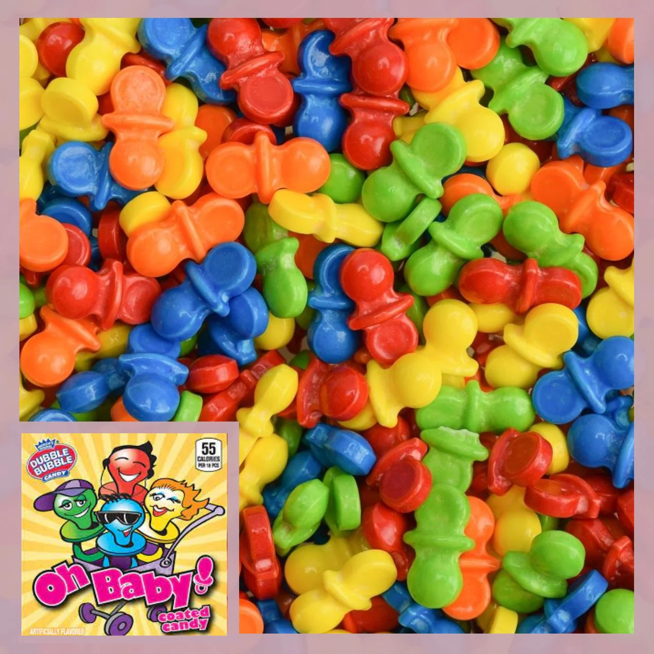 Oh Baby Coated Pacifier Candy 22 LB
