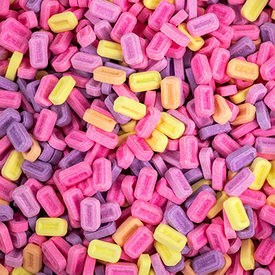 Pez® Candy Unwrapped 20lb Bulk (12000pcs)