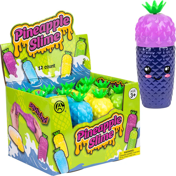 Pineapple Slime 5in Asst (12pcs)