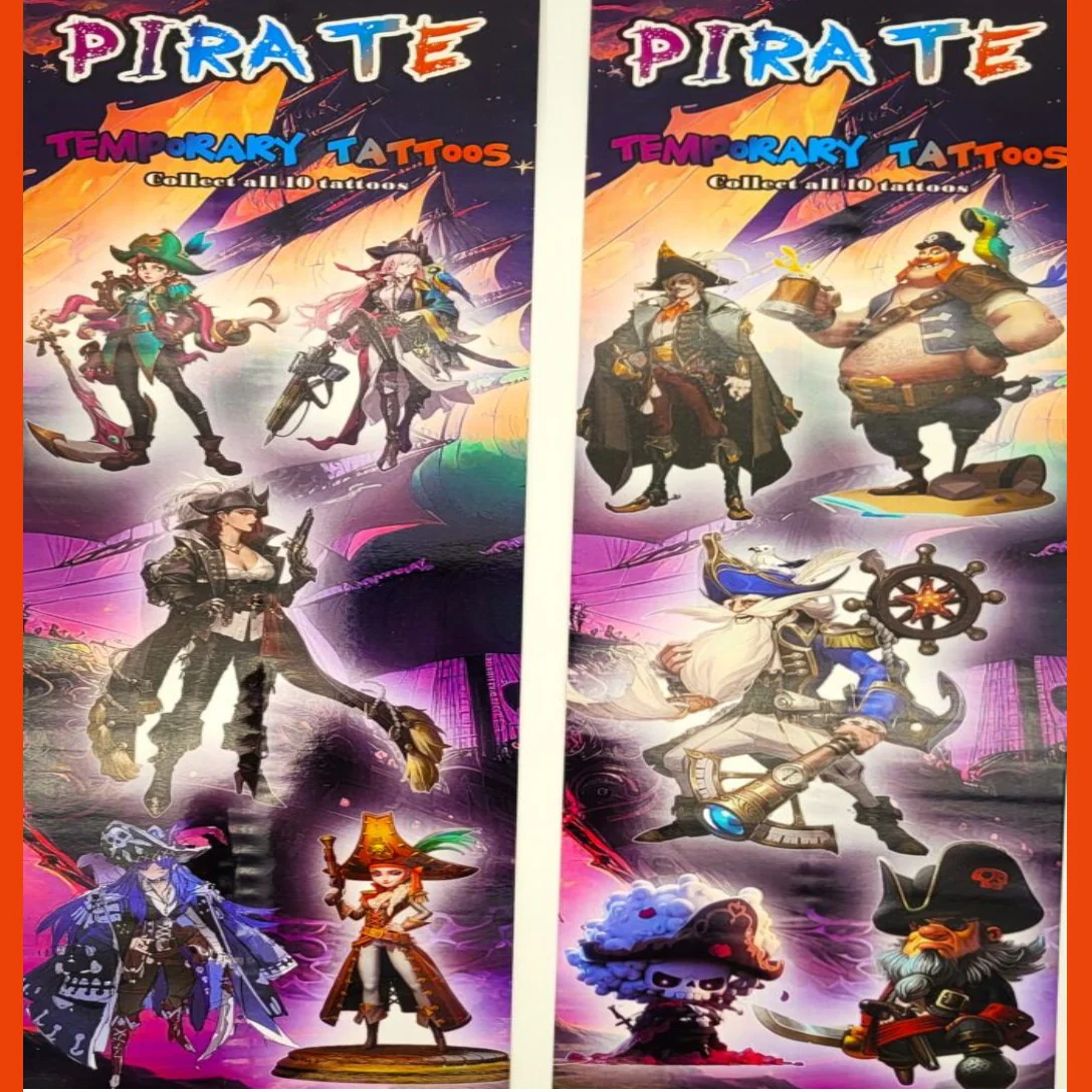 Pirate #2 Temporary Tattoo