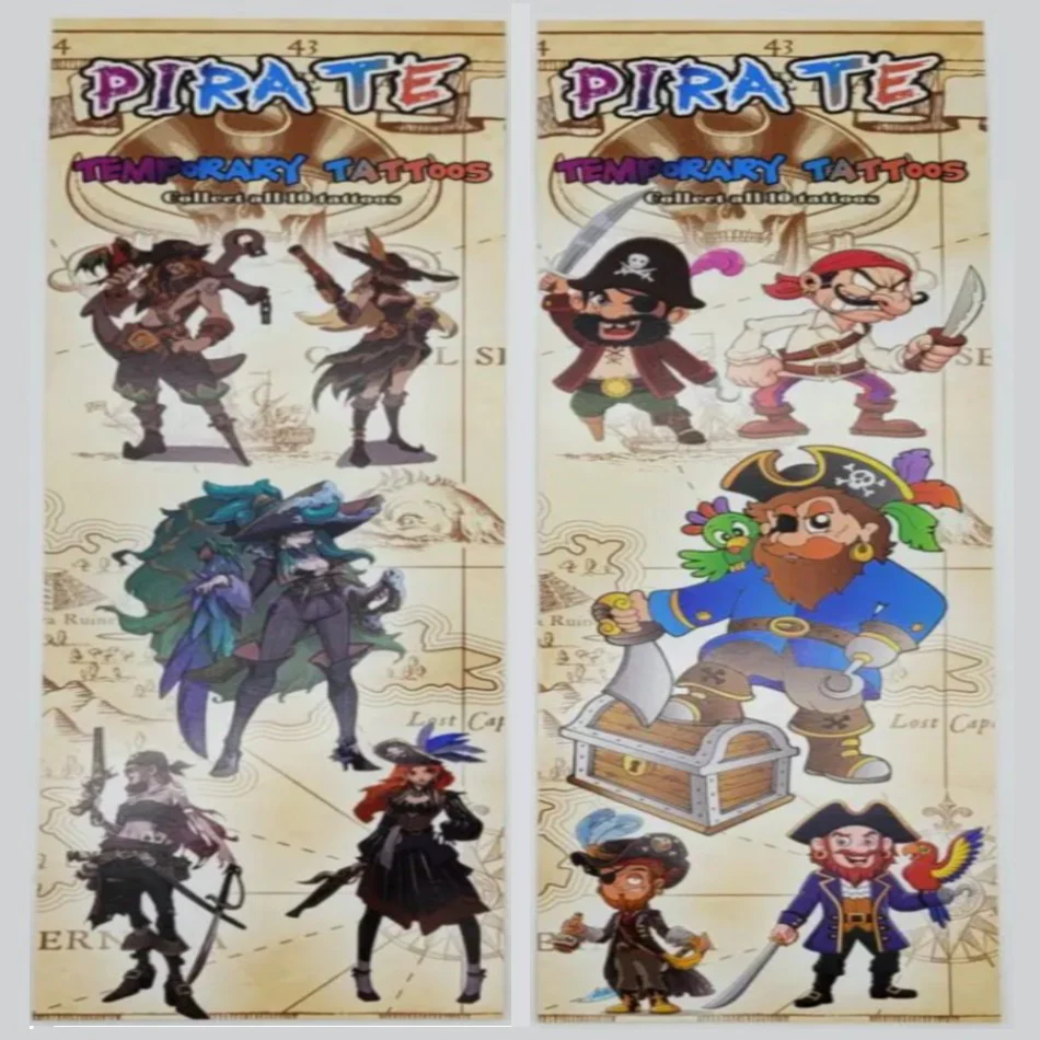 Pirate Temporary Tattoo