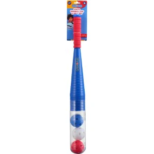 Plastic Bat 27in with 3 Asst Colors Bonus Balls (12pcs) - Image 2