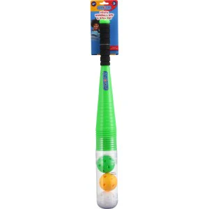 Plastic Bat 27in with 3 Asst Colors Bonus Balls (12pcs) - Image 3