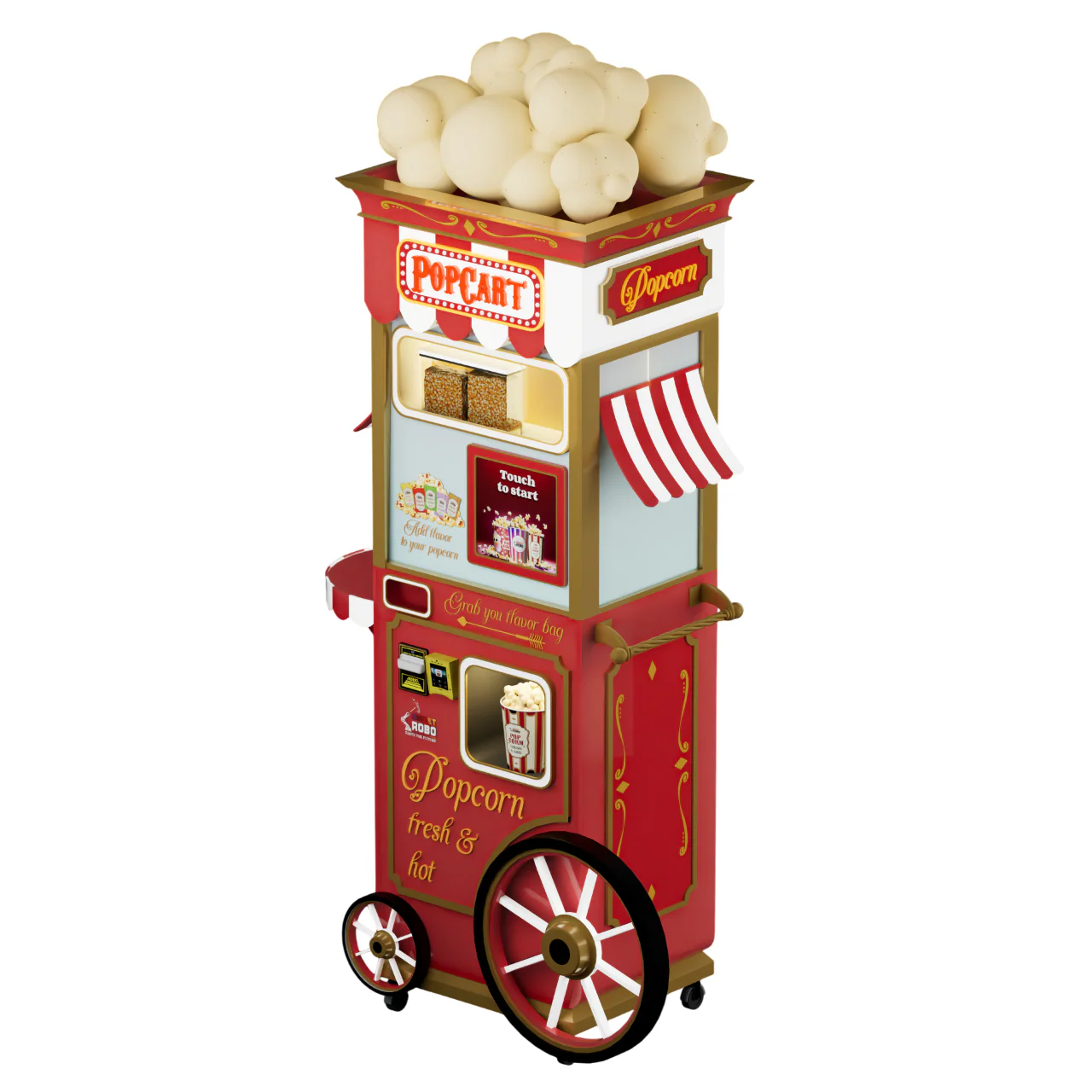 PopCart Popcorn Robot Vending Machine - Image 2