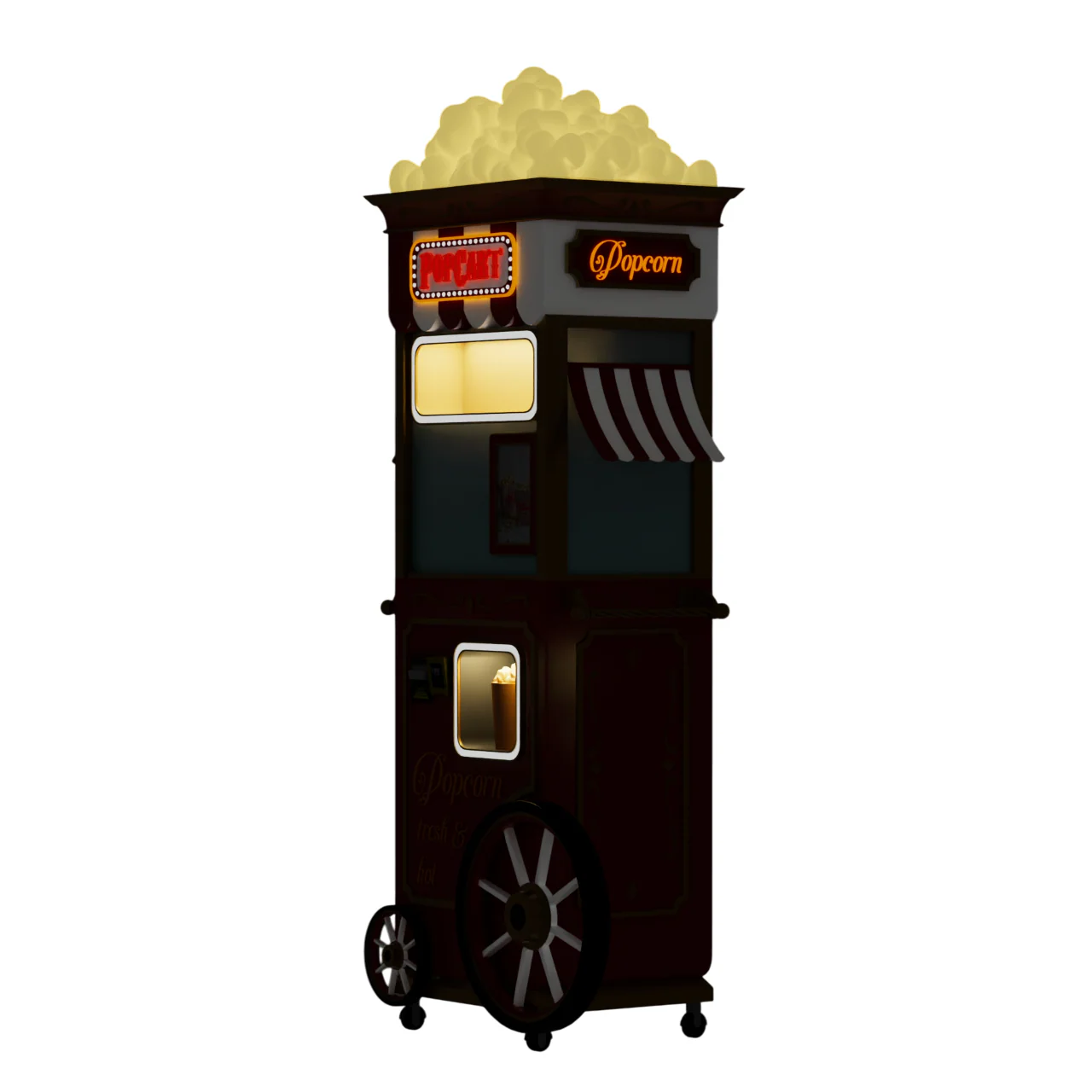 PopCart Popcorn Robot Vending Machine - Image 3