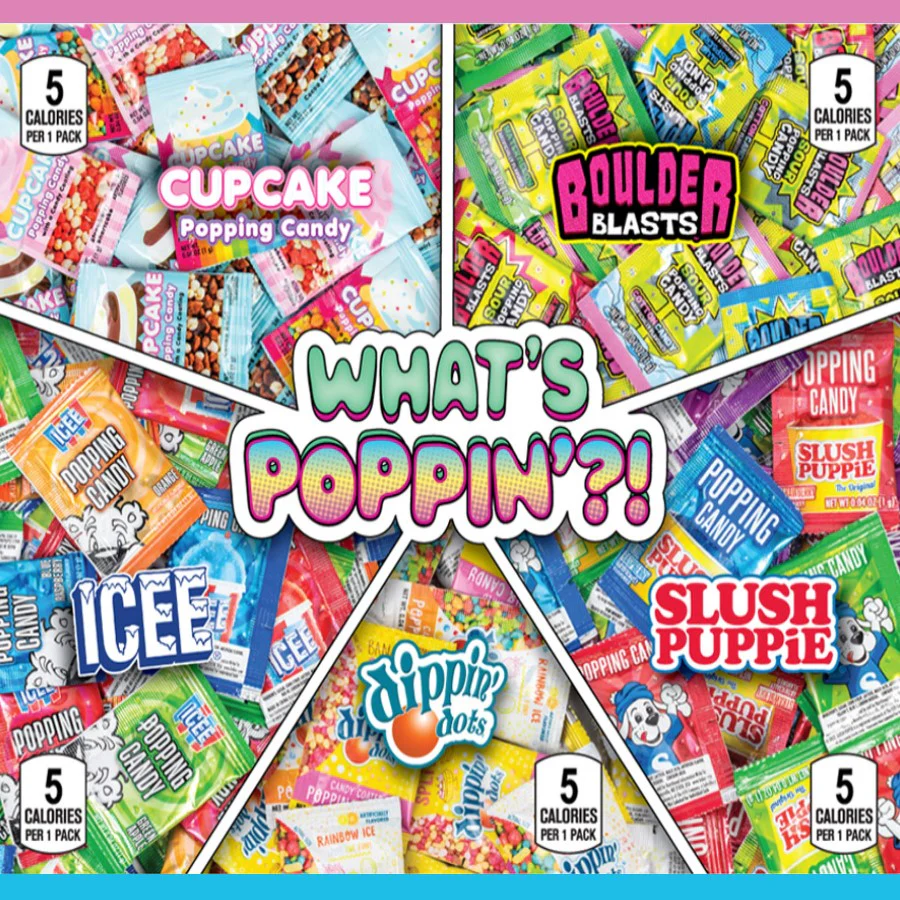 Popping Candy Mix in 2in Capsule
