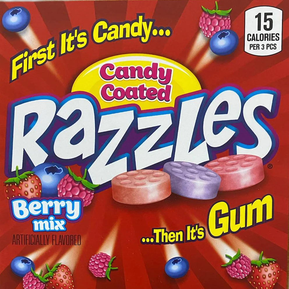 Razzles® Berry Mix Bulk Candy/Gum 24 LB - Image 4