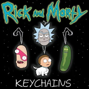 Rick and Morty Keychains 2" Capsules