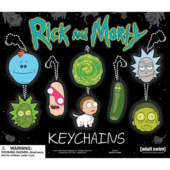 Rick and Morty Keychains 2" Capsules - Image 3