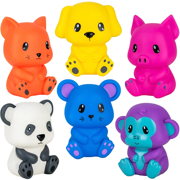 Rubber Animal Buds 6in (12pcs)