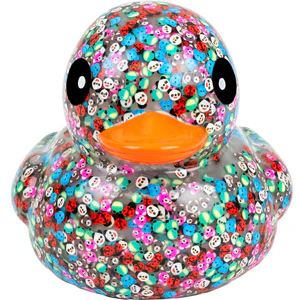 Rubber Animal Confetti Ducks 6in (12pcs) - Image 2