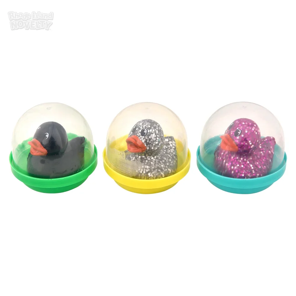 Rubber Glitter Duckling 2" Capsules - Image 3