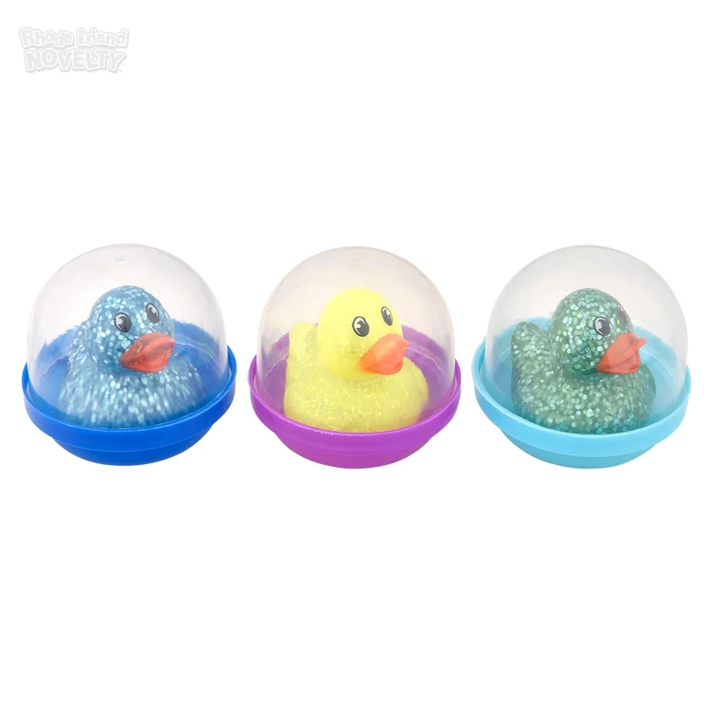 Rubber Glitter Duckling 2" Capsules - Image 4