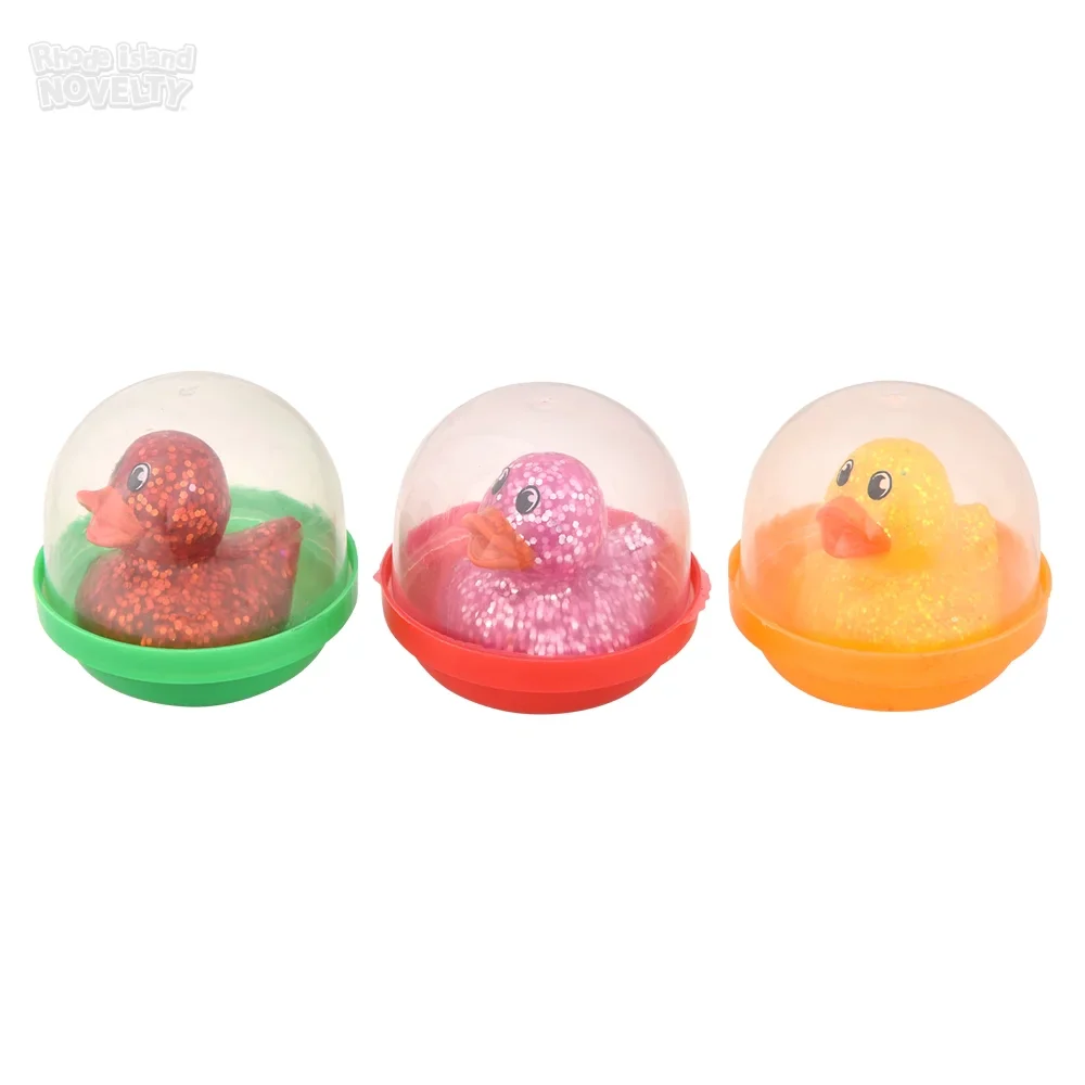 Rubber Glitter Duckling 2" Capsules - Image 5