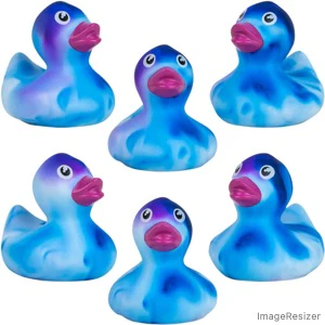 Rubber Marble Color Ducks 2in (50pcs) - Image 8