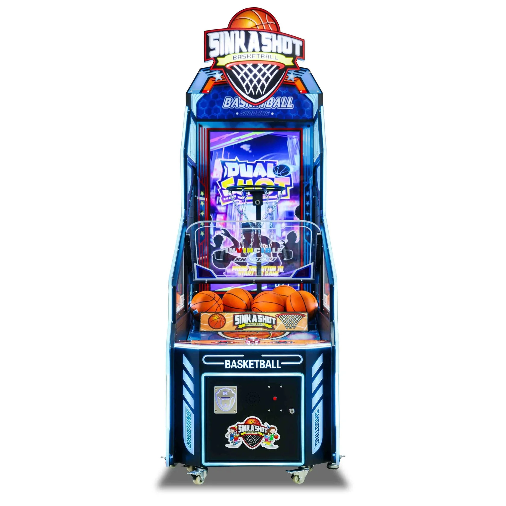 Sink A Shot Kiddie Basketball Arcade Game - Image 2