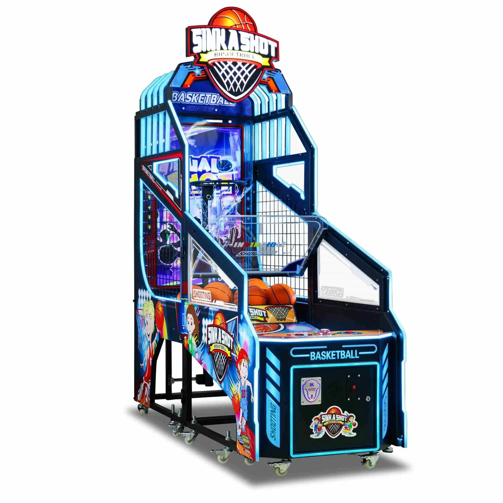 Sink A Shot Kiddie Basketball Arcade Game - Image 3