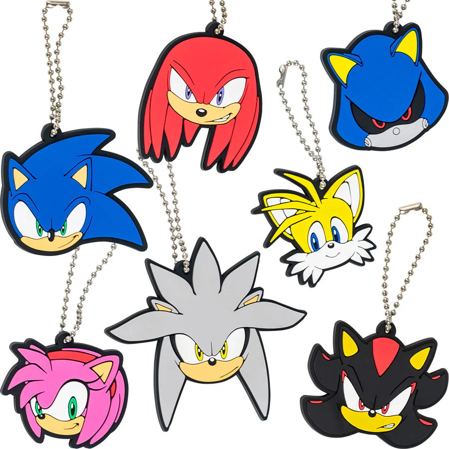 Sonic 2-D Figure Keychains in 2" Capsules - Image 2