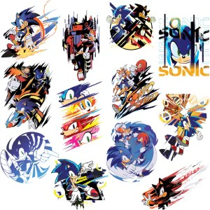 Sonic The Hedgehog™ Series 2 Tattoos in Folders - (300ct.) - Image 2