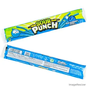 Sour Punch® Straws Blue Raspberry (24pcs) - Image 2