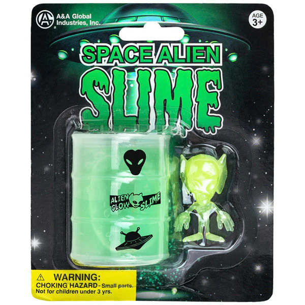 Space Alien Slime 2.5in (12pcs)