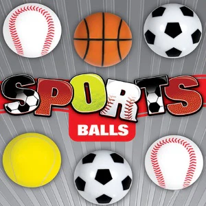 Sport Balls 1" Self-Vending Toys
