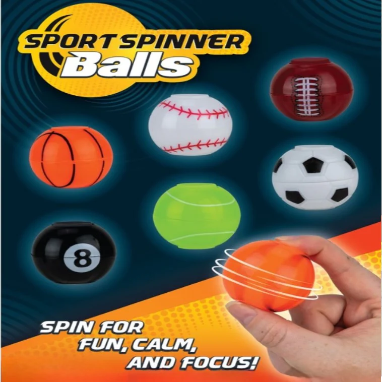 Sports 2" Spinner Balls - Image 3