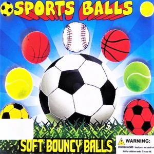 Sports Balls 2" Self-Vending Toys