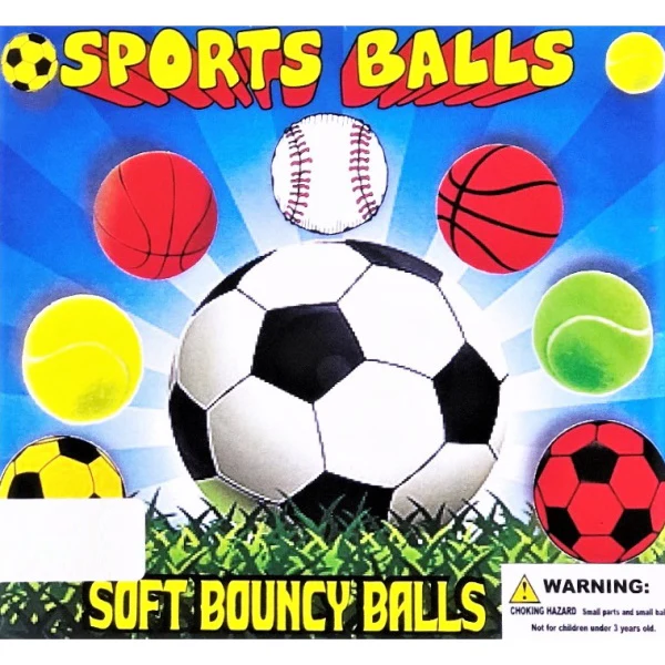 Sports Balls 2" Self-Vending Toys - Image 3
