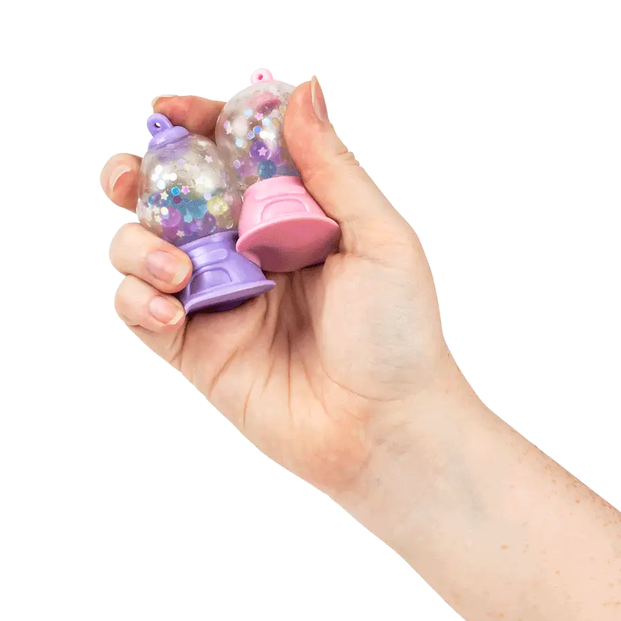 Squeezy Gumball Machine with Beads 2.5in Asst (24pcs) - Image 3