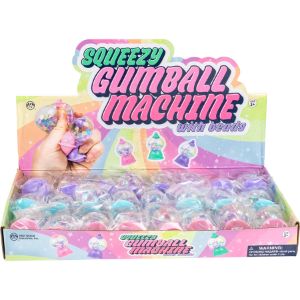 Squeezy Gumball Machine with Beads 2.5in Asst (24pcs) - Image 5