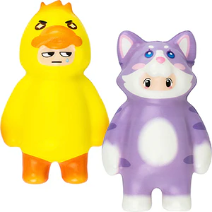 Squishy Animal Costume Character 4.5in Asst (12pcs) - Image 3