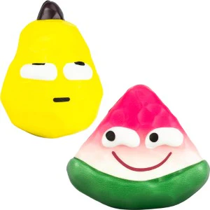Squishy Bagged Geometric Fruit 4in Asst (12pcs) - Image 3