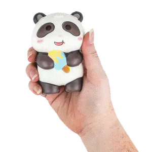 Squishy Bagged Panda 4.5in Asst (12pcs) - Image 5