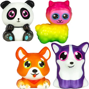 Squishy Big Eye Animal in 2in Capsule (250pcs) - Image 3