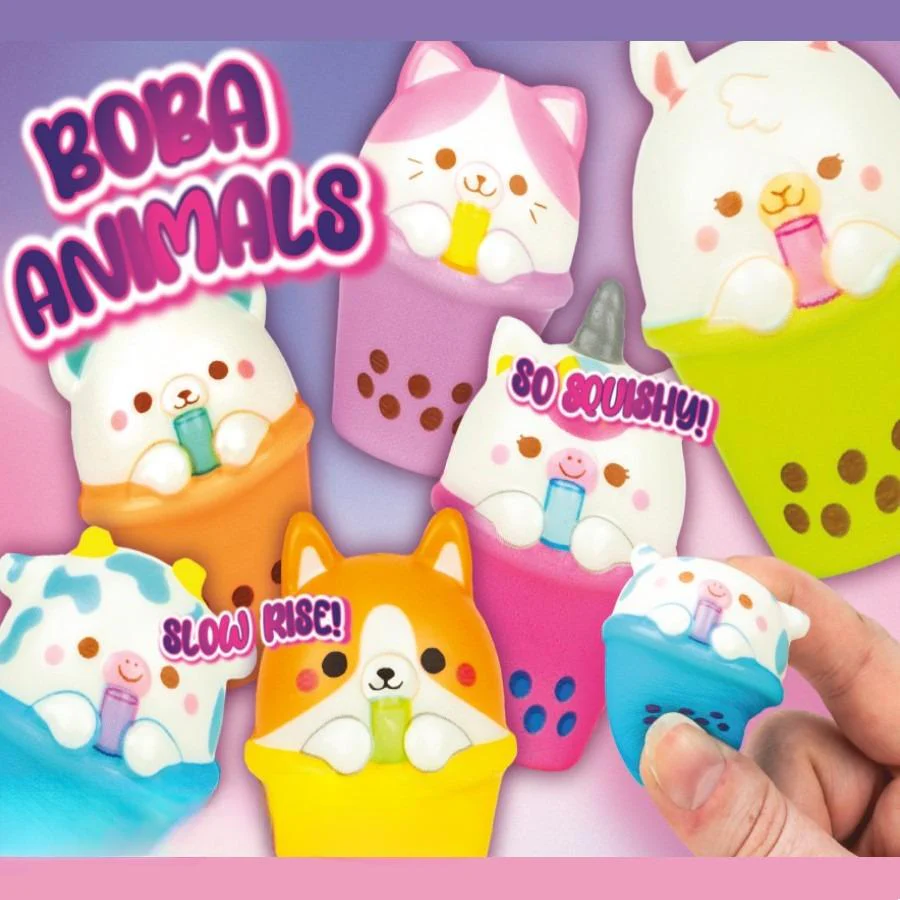 Squishy Bubble Tea Animal 2" Capsules