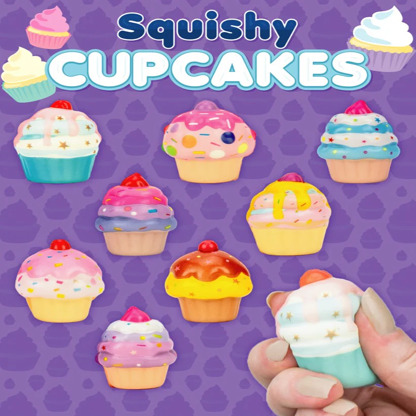 Squishy Cupcake Toys in 2" Capsules