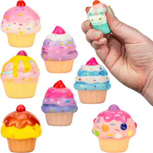 Squishy Cupcake Toys in Bulk Bag (100pcs) - Image 2