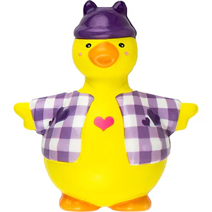 Squishy Duck in Clothes 4in Asst (12pcs) - Image 3