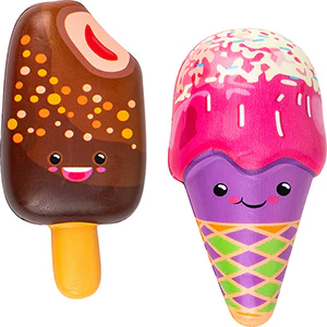 Squishy Ice Cream and Popsicle 4.5in Asst (12pcs) - Image 3