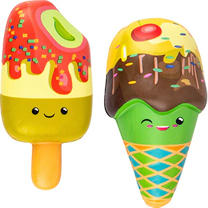 Squishy Ice Cream and Popsicle 4.5in Asst (12pcs) - Image 5