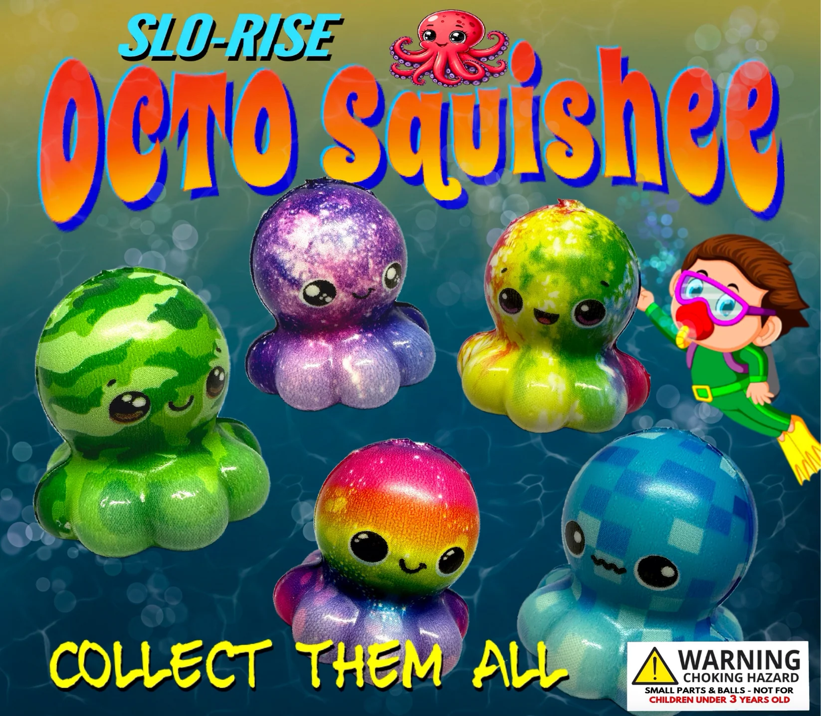 Squishy Octopus 2" Capsules