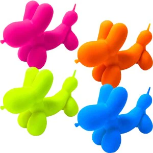 Squishy Stretchy Balloon Dog 4in Asst (24pcs) - Image 2