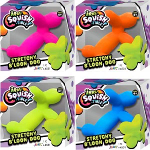 Squishy Stretchy Balloon Dog 4in Asst (24pcs) - Image 3