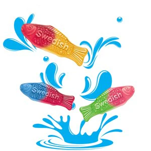 Swedish Fish® Assorted Big Tails Peg 12ct - Image 2