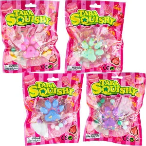 TABA Light Up Squishy Gummy Cat Paw 2.7in (12pcs) - Image 2