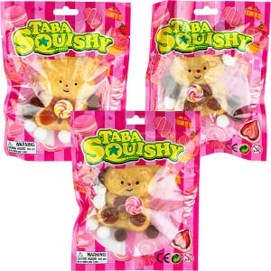 TABA Squishy Gummy Cute Bear with Lollipop (12pcs) - Image 2