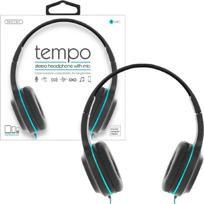 Tempo Stereo Headphones-Teal (1ct.)
