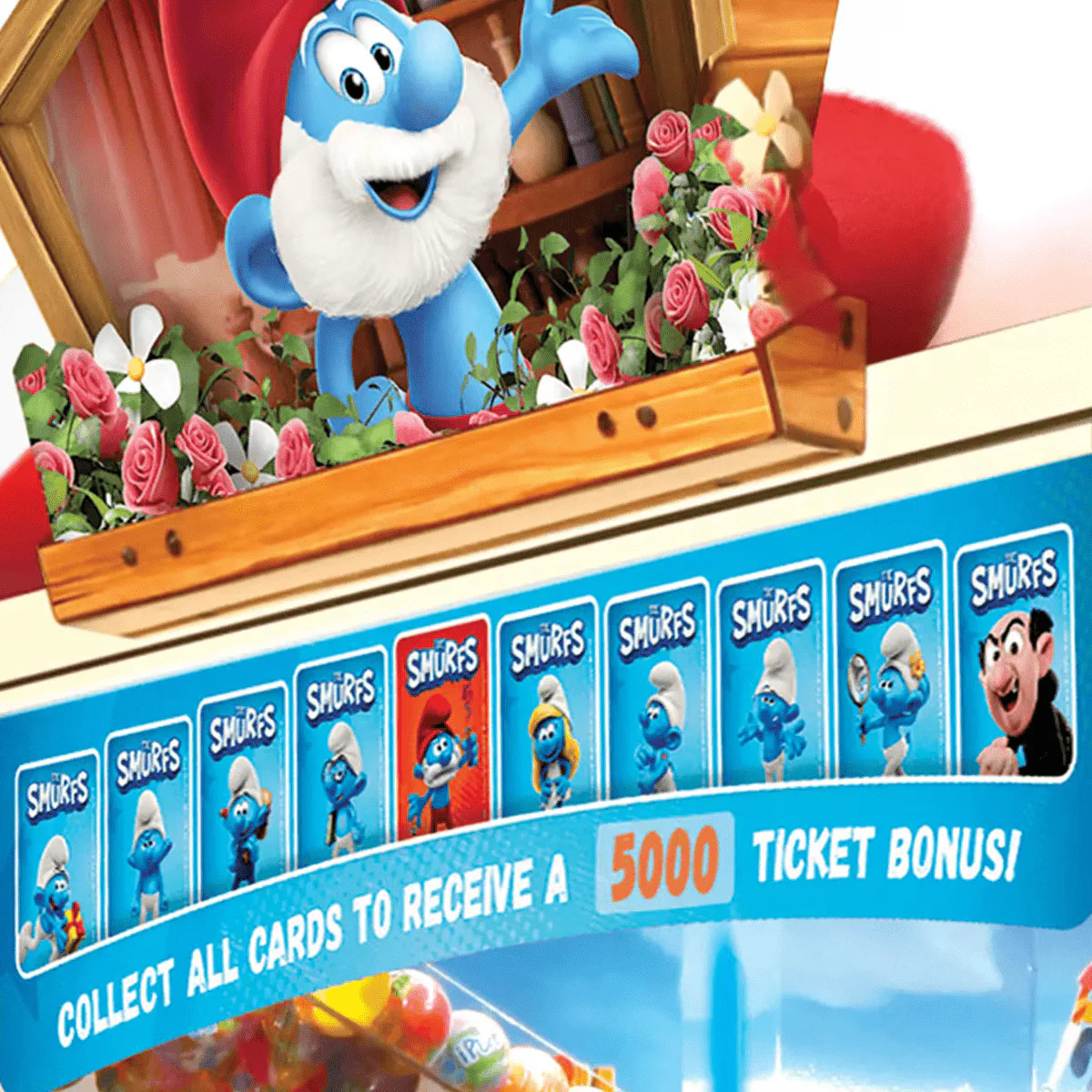 The Smurfs 2-Player Coin Pusher With Capsules - Image 4