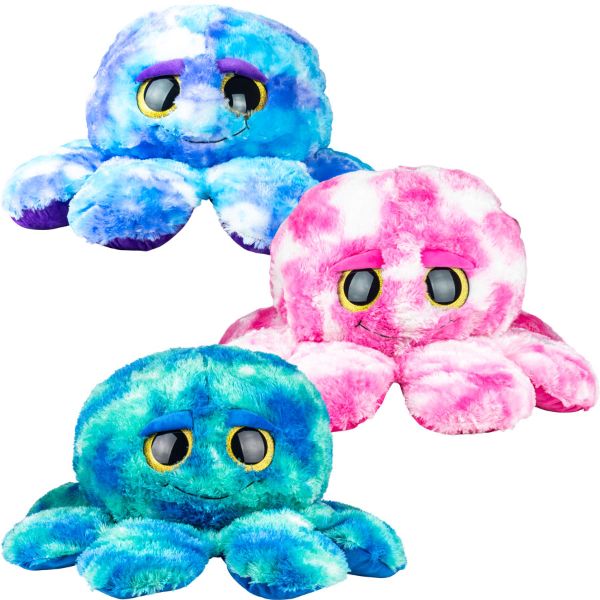 Tie-Dye Octopus 8in x 16in Plush (1ct.)